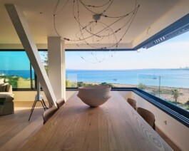 Vistas desde el comedor en Bahía01. Proyecto de Juan Parra Arquitectura