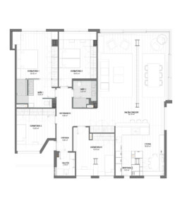 Plano actual de Bahía 19. Proyecto de Juan Parra Arquitectura