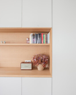 Detalle mueble y decoración de Bahía 19. Proyecto de Juan Parra Arquitectura