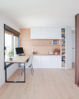Espacio escritorio de Bahía 19. Proyecto de Juan Parra Arquitectura
