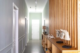 Pasillo entrada Colón16. Proyecto de Juan Parra Arquitectura 