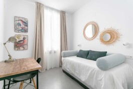 Habitación sencilla de Colón16. Proyecto de Juan Parra Arquitectura