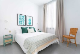 Vista habitación doble de Colón16. Proyecto de Juan Parra Arquitectura