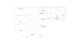 Plano actual Notaría Buendía Alicante. Proyecto de Juan Parra Arquitectura