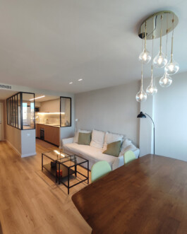 Vista zona comedor de SanSebastián 18 Proyecto de Juan Parra Arquitectura