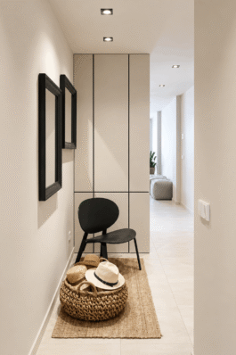Pasillo inteior Casa L&R Proyecto de Juan Parra Arquitectura