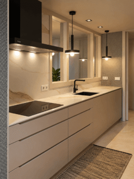 Cocina Casa L&R Proyecto de Juan Parra Arquitectura