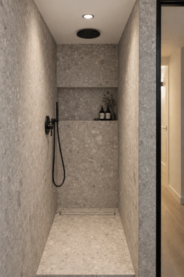 Ducha baño principal Condomina Proyecto de Juan Parra Arquitectura