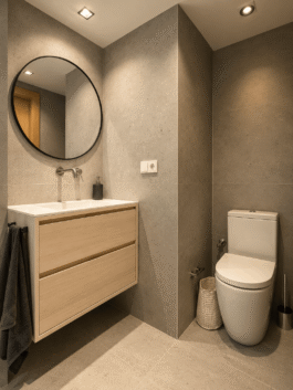 Baño Riscal Proyecto de Juan Parra Arquitectura