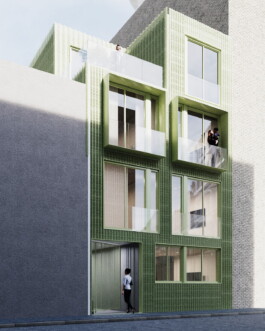 Fachada de Torres Quevedo Proyecto de Juan Parra Arquitectura