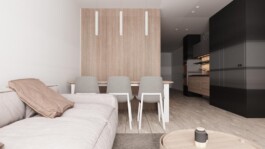 Detalle salón comedor de Torres Quevedo Proyecto de Juan Parra Arquitectura